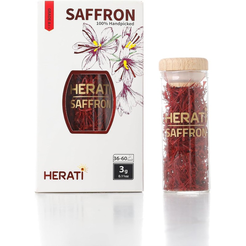 Herati Premium Saffron 3 Grams Superior Saffron Threads, High Premium