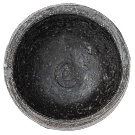 Marui Pottery MR-3-4321 Shigaraki Ware Hechimon Guinomi, Ochoko, Diameter Approx. 2.0 inches (5 cm), Black Honey, Black