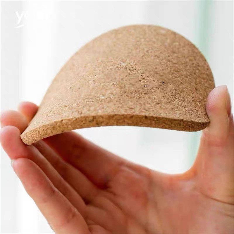 Cork Trivet, 6 Pack Thick Cork Coaster for Hot Dishes