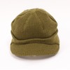 SESSLER Jeep Cap, 100% Wool, WW2 Replica, Knit Hat with