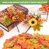 Autumn Maple Leaves Decorations 300 Pcs Fake Autumn Fall Leaves