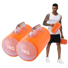 DEIRIS Water Dumbbells, Muscle Training Equipment, Dumbbells, Set of 2, Water Bag, Variable Dumbbell Maximum Weight, 30.9 lbs (14 kg) Pair, PVC, Floor Scratch Prevention, Silent, Portable, Odorless