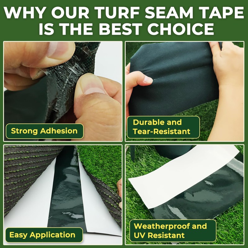 Artificial Grass Seam Tape 12" x 33' Turf Adhesive for
