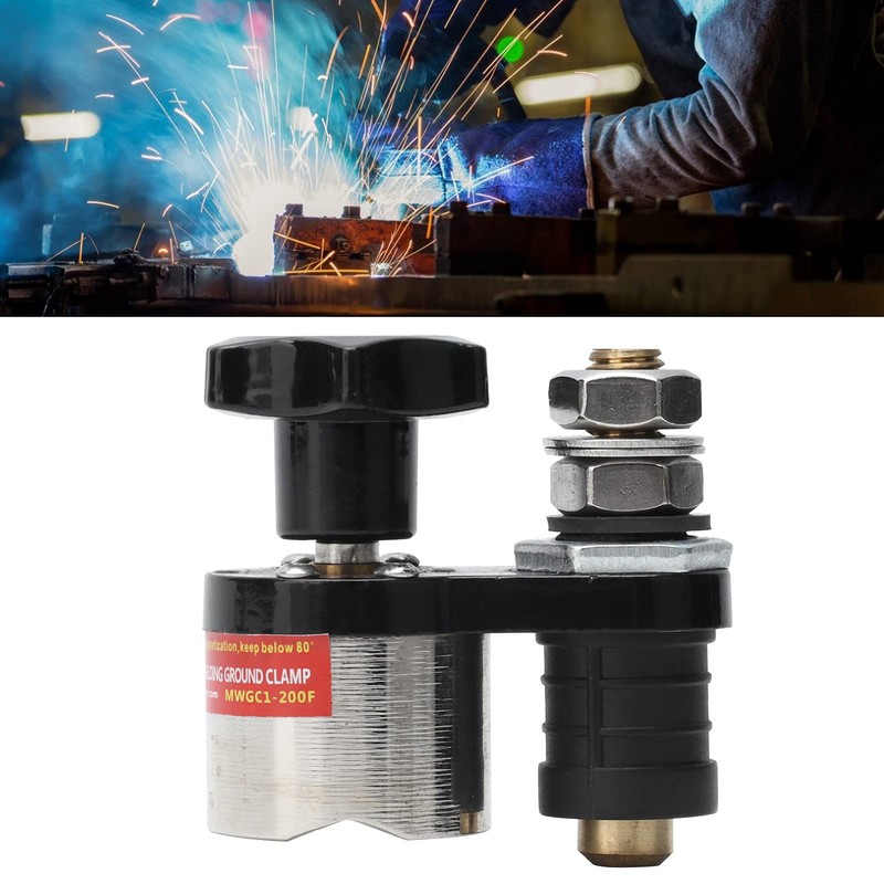 Magnetic Ground Clamp, Floating Design Strong Magnetism Switchable Smooth Conductive