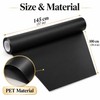 Blackout Window Film for Bedroom Privacy – Self-Adhesive Light Blocking