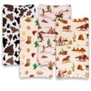 4 Pack Western Cowboy Crib Sheets Neutral Breathable Fitted Baby