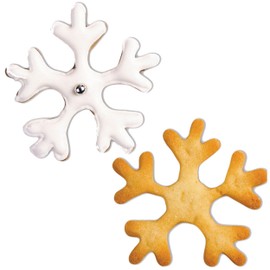 Staedter Snowflake Cookie Cutter, 6 cm, Stainless Steel, Silver