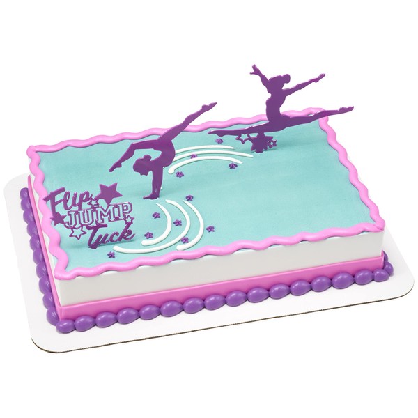 DecoPac 26253 - Juego de adornos para tartas y cupcakes (1 juego), color morado