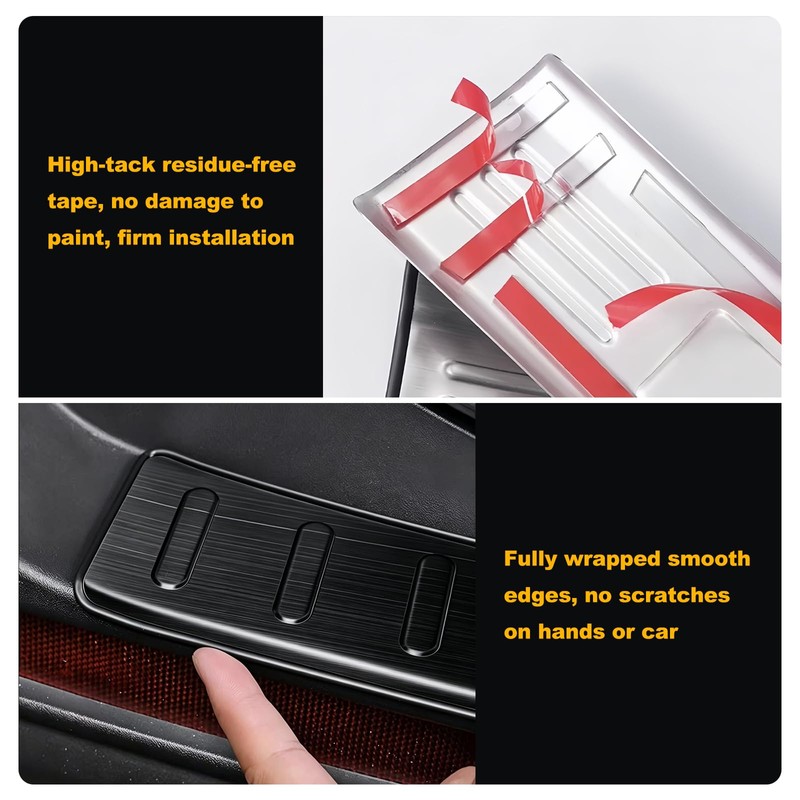 304 Stainless Steel Rear Bumper Protector for 2026-2027 Toyota RAV4
