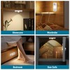 LED Motion Sensor Puck Lights, Rechargeable Under Cabinet Lighting Wireless,