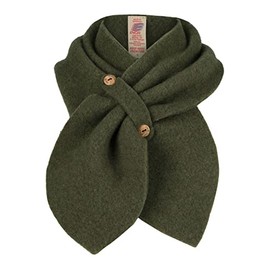 Engel Natur, Merino Children's Fleece Scarf, 100% Wool (kbT), Reed Melange