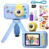 Kids Camera,2.4in IPS Screen Digital Camera,180°Flip Lens Camera,Children Selfie Camera