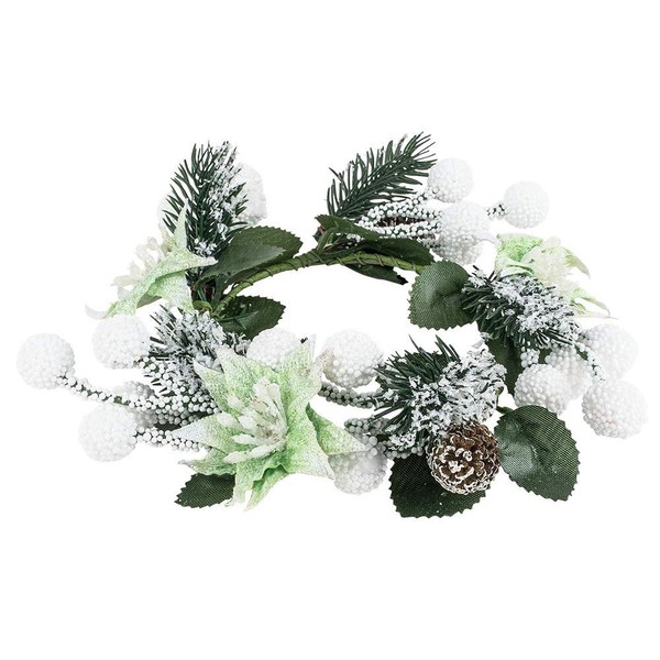 Ideen mit Herz Decorative Wreath Christmas and Winter (Pine Cones,