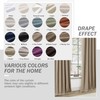 Joywell Linen Khaki Full Blackout Curtains 84 Inch Long 2