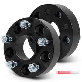 SCITOO 1.5 inch Wheel Spacers 5x4.75 Bore with 70.5mm 12x1.5 Studs Adapters for Chevy Camaro for Corvette | 2Pcs