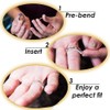 12Pcs Ring Size Adjuster Invisible Transparent Ring Size