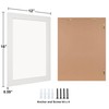 Ruomeng Wall Mirror Rectangle Decorative Mirror 12" x 16" for