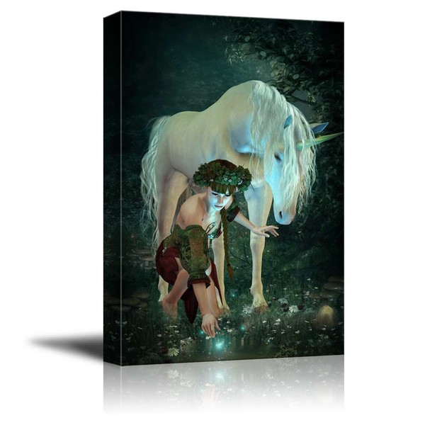 wall26 - Canvas Prints Wall Art - A Girl and