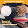 Partuto 3pc 6" 150mm Universal Wool Polishing Buffing Pad -