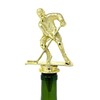 Hockey Wine Bottle Stopper - Handmade with Stainless Steel Base