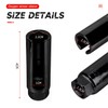 JNNJ 22mm Oxygen Sensor Socket, Car Oxygen Sensor with Wide
