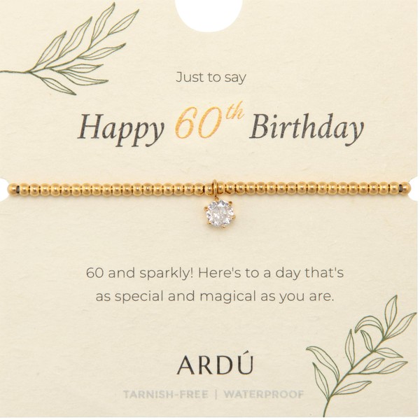 Ardú Happy Birthday Bracelet - Beaded Stainless Steel Bracelet with