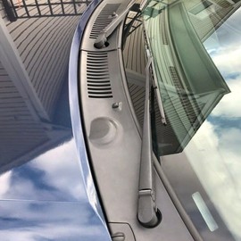 Cyllde for Ford for Mustang 1999-2004 Improved Windshield Wiper Cowl Vent Grille Panel Hood, Free Exchange