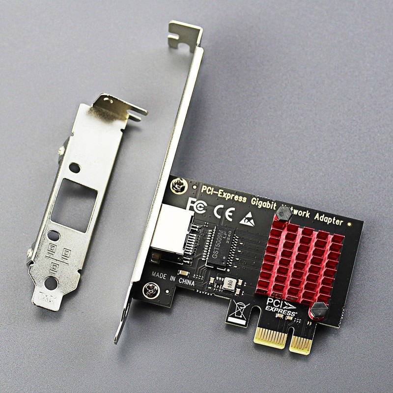 GLOTRENDS LE8111H Gigabit PCIe Ethernet Network Card, RTL8111H Chip, RJ45