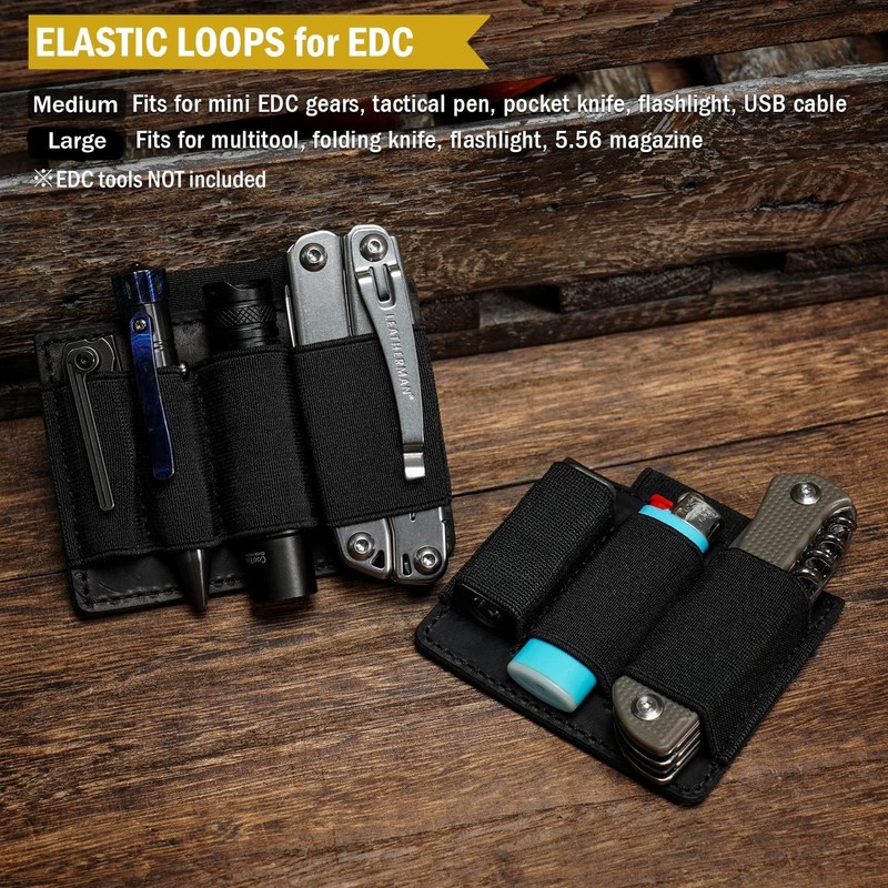 VIPERADE PL7 Elastic EDC Organiser, Small Velcro Organiser Insert with