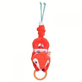 LILLIPUTIENS 83049 Cäsar der Bär Rassel Glöckchen-sensorisches Spielzeug zum Aufhängen für Babys mit Glockengeräusch-Stimuliert Sehkraft, Motorik und Gehör-ab 3 Monaten-83049, Mehrfarbig