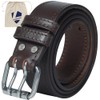 Full Grain Leather Double Prong Belt - 12-13 oz Heavy