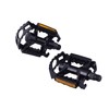 Ammaco ANODISED BLACK 9/16" MTB PEDALS ONE PIECE LIGHTWEIGHT ANODIZED