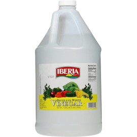 Iberia All Natural Distilled White Vinegar, 1 Gallon - 5% Acidity