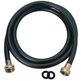 Washing Machine Hose Black Rubber, 5 Foot, Made in the USA - 2 PACK …