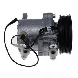 Yeasliy 12V SVO7E A/C Compressor 3P999-00620 447280-3080 Compatible For Kubota Tractor M126 M135 M7131S M7171S