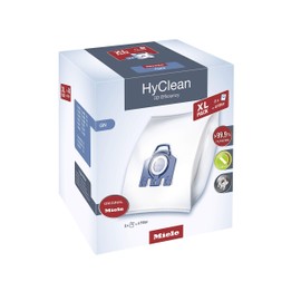 Miele 10455000 XL Pack HyClean 3D GN, Vacuum Cleaner Bags, Reliably Keep Dust inside the Vacuum Cleaner