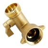 Xiny Tool 90 Degree Garden Hose Adapter with Shut Off