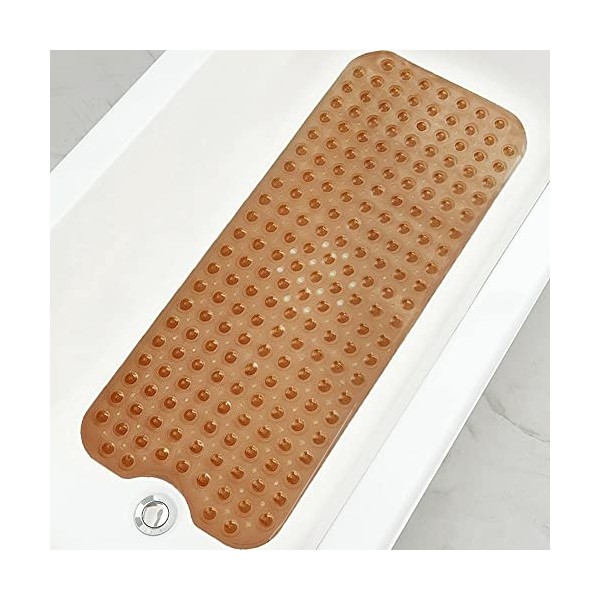 Linoows Bathtub and Shower Mats, Extra Long Non-Slip Bath Mat