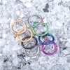 MissNity 316L Surgical Steel Hinged Nose Rings Hoop 18G 18