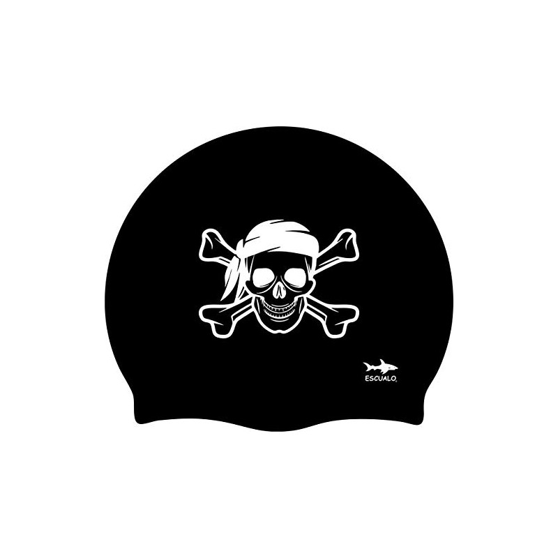 escualo Gorra para Natacion Unisex Adulto Modelo Calavera (Silicon) Impermeable,