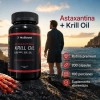 Omega 3 Krill Oil Astaxantina 2000mg 200 Capsulas Plus