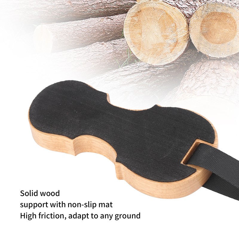 Cello AntiSlip Strap ORing Holder Wood Fixing Plate Musical Instrument
