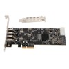 4 Port USB 3.0 PCIE Card 4 Dedicated 5Gbps Channels