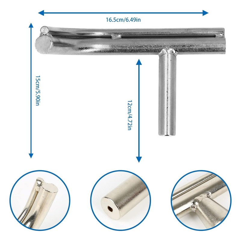 Lathe Tool Rest, 5/8 Inch Post Alloy Steel J Curved