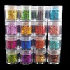 Sparkle Glitter Crossover Nail Art Stage Makeup Maru Laser Sequin Mixing Glittering DIY 10ml Bottle A Series/C03 15ea