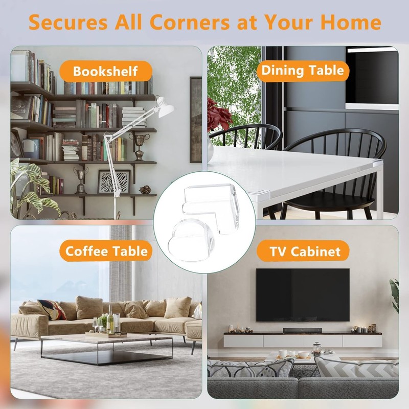 Kafand Corner Cushion, Corner Guard, Transparent Corner Guard, Corner Protection,
