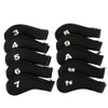 Golf Club Iron Head Covers 10 Piece Set Headcover Shaft