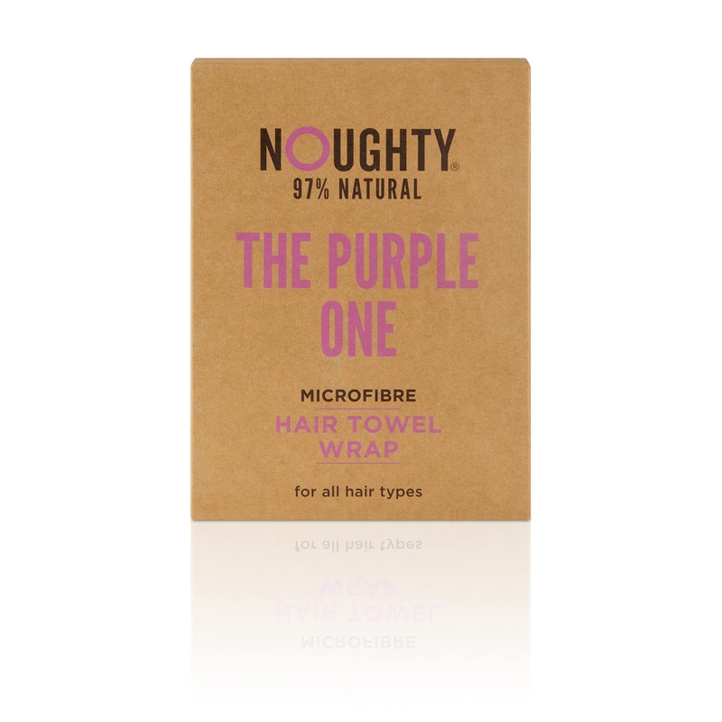 Noughty 97% Natural, Microfibre Hair Towel, Quickly Absorbs Moisture, Reduces
