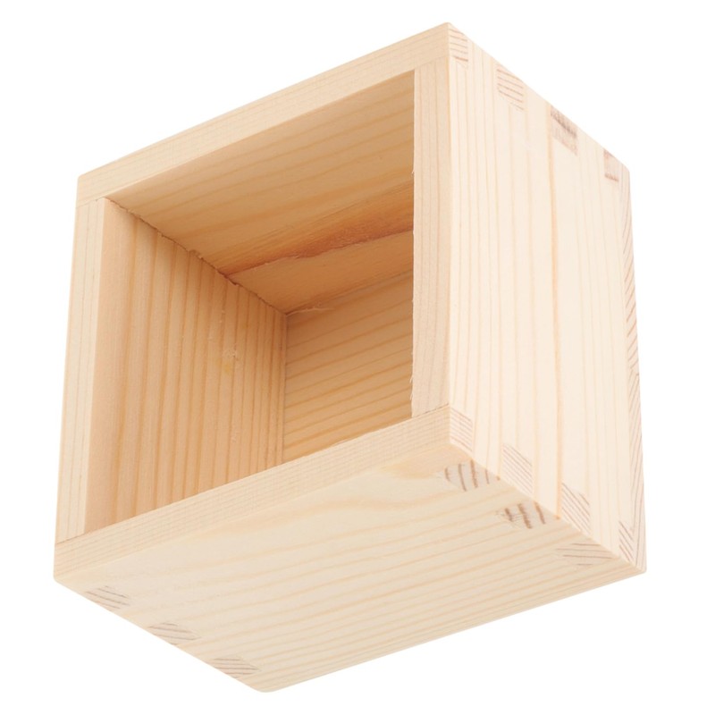 DOITOOL 4pcs Wooden Chalk Organizer Small No Lid Chalk Storage