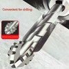 12pcs-New Four-Flute Sawtooth Eccentric Drill Bit, Multifunction Drill Bit Set,High